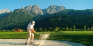 Nauka gry w golfa w Grandhotel Lienz